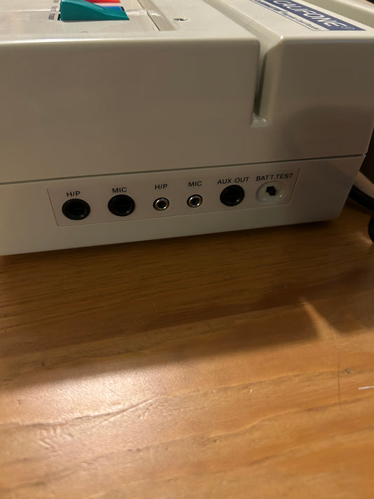 Califone with 3 blank cards