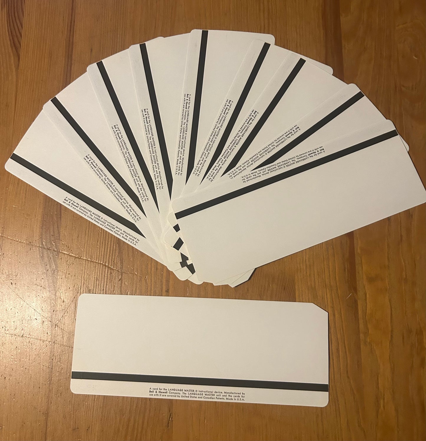(10 pack) Blank Califone Cards