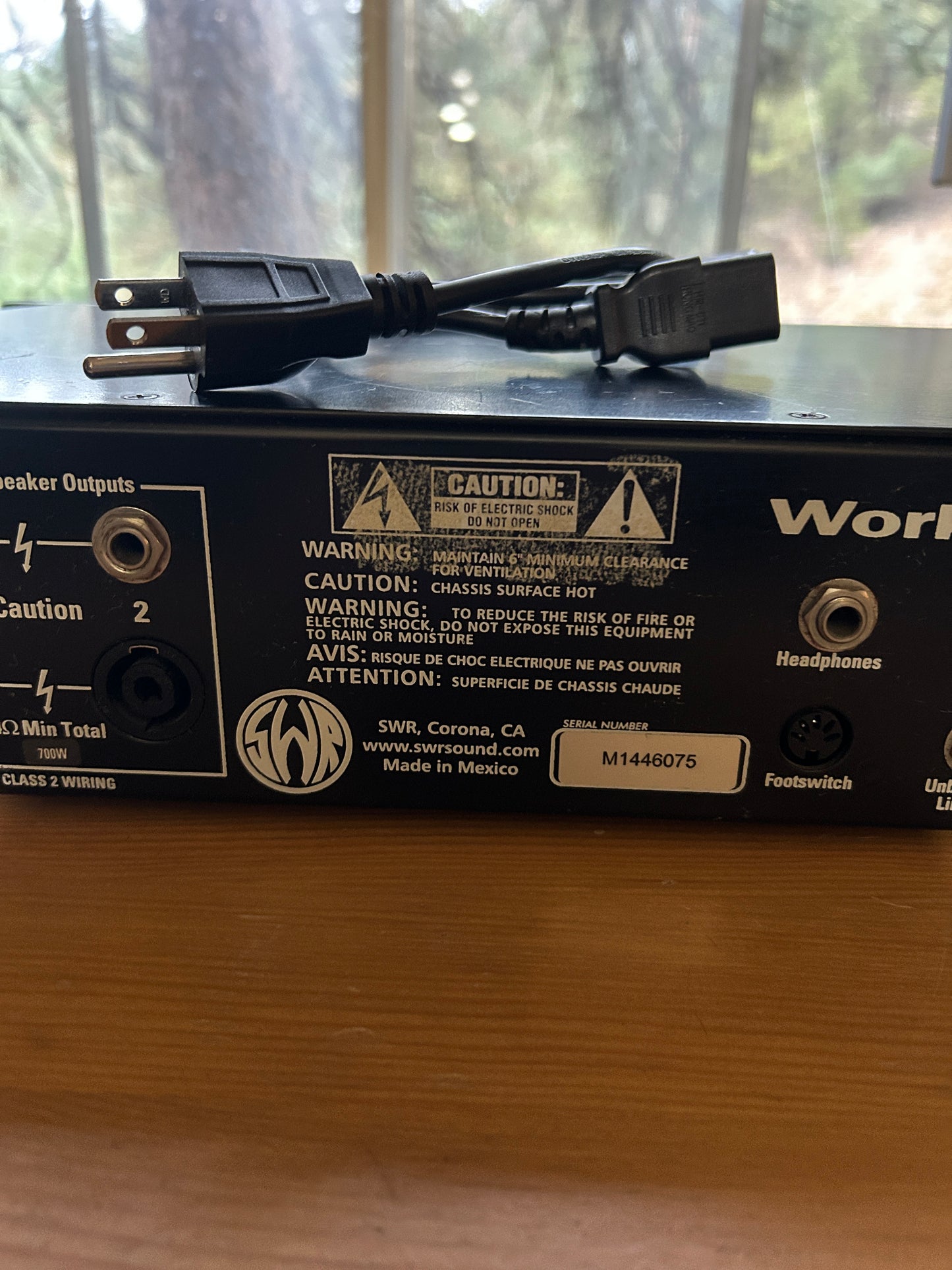 SWR WorkingPro 700 Bass Amplifier