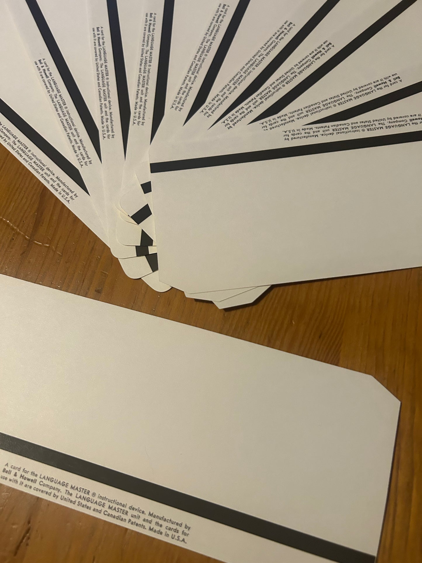 (10 pack) Blank Califone Cards