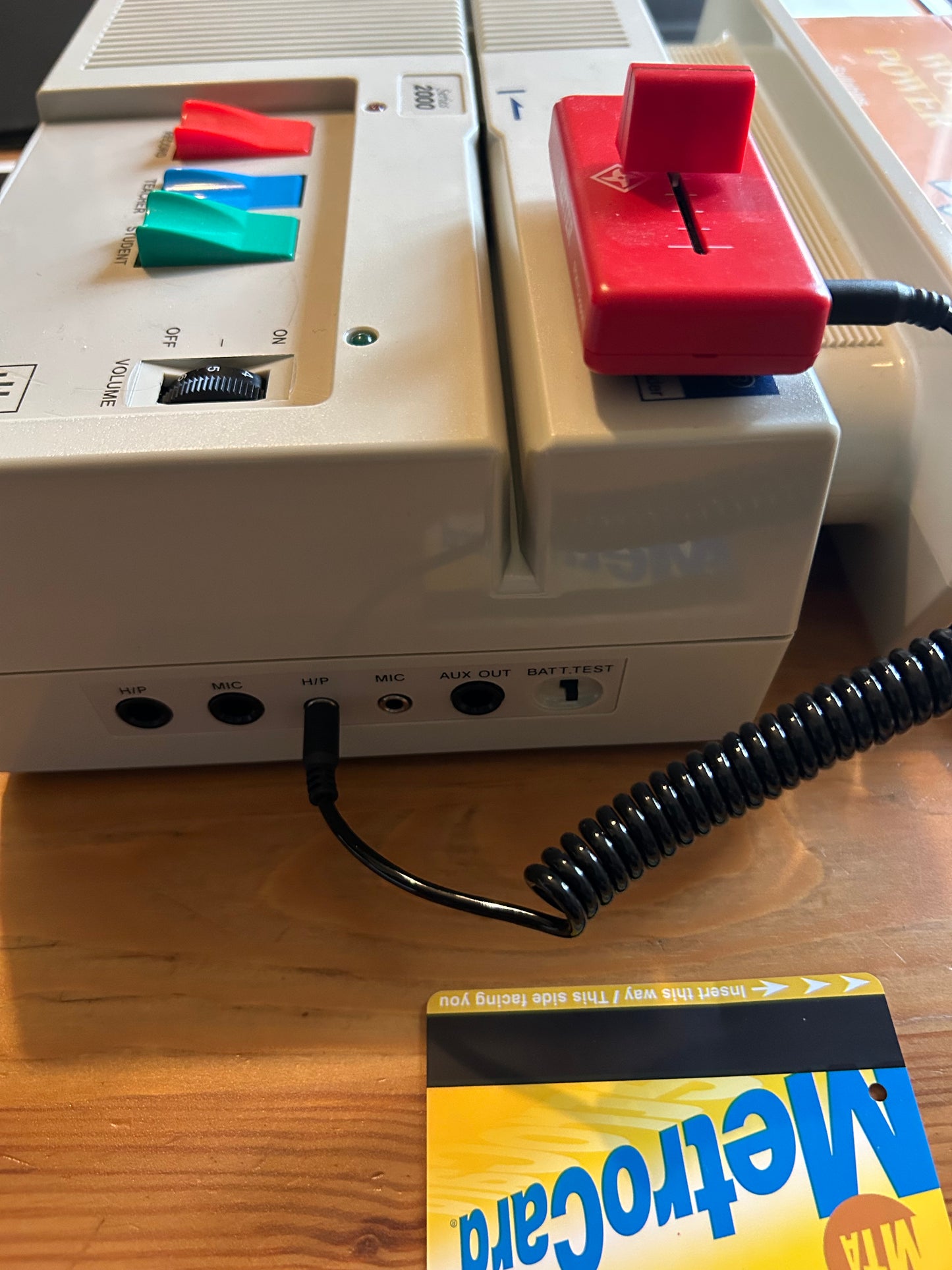 Califone Scratch Setup #1